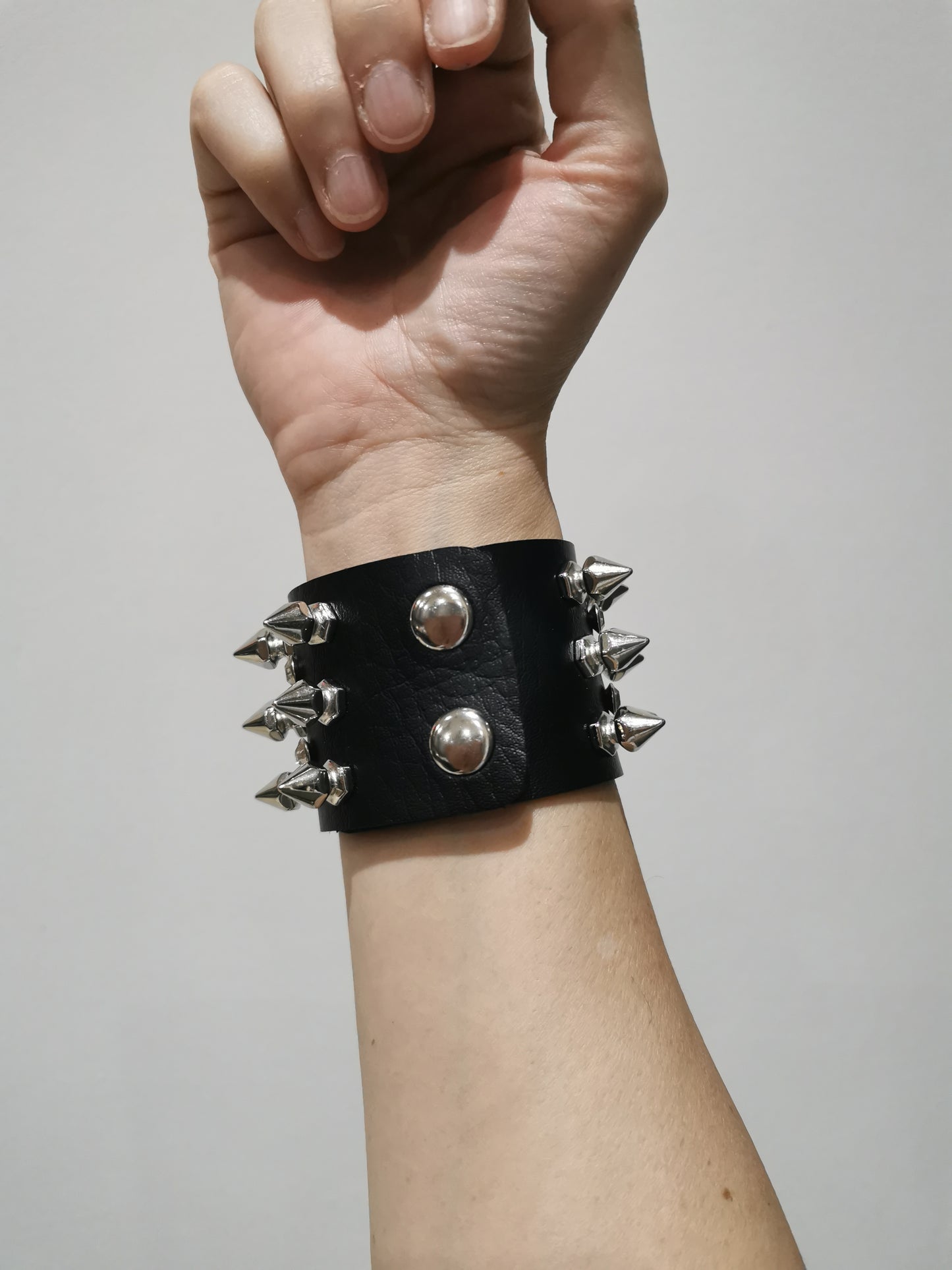 Wristband - Crystals and Spikes